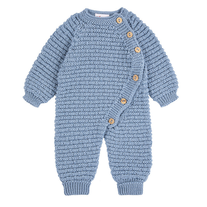 Condor Merino blend bulky playsuit Air Blue