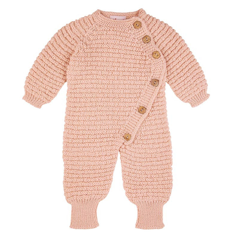 Condor Merino blend bulky playsuit Nude