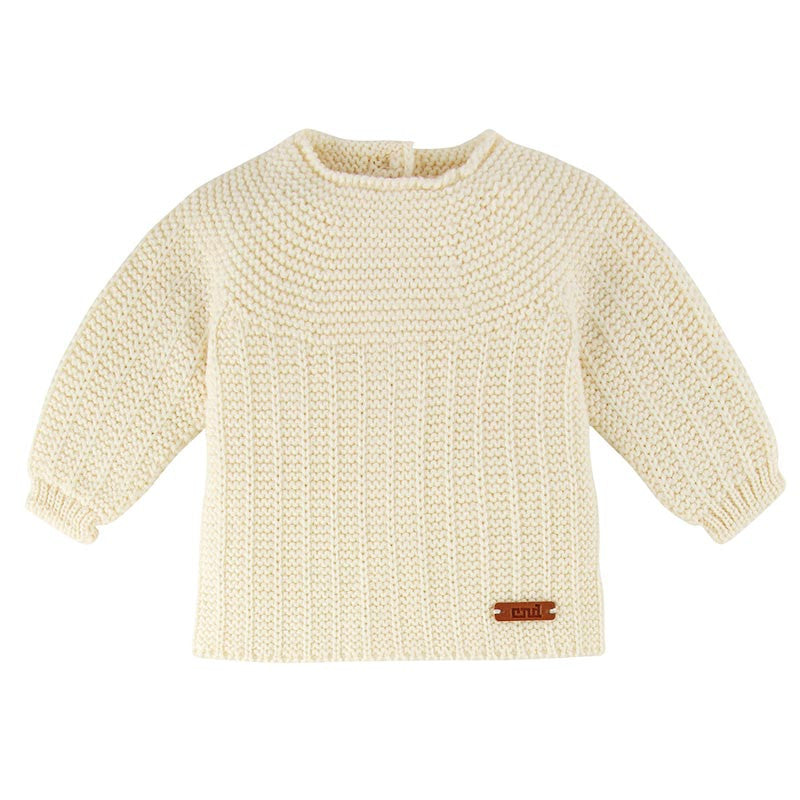 Condor Merino blend set (sweater + footed leggings) Beige
