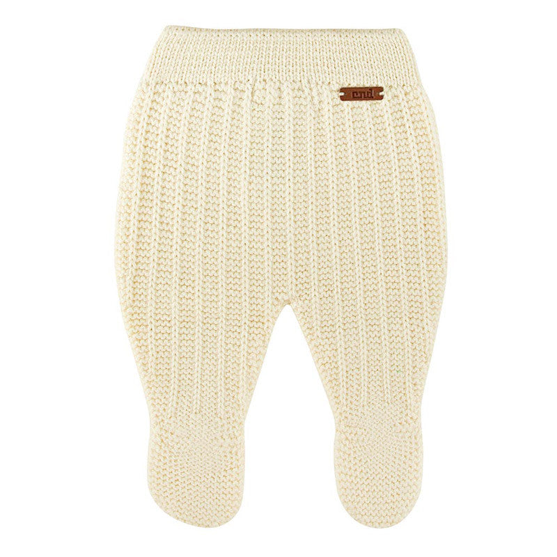 Condor Merino blend set (sweater + footed leggings) Beige