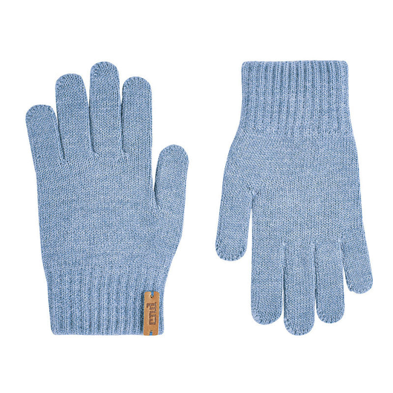Condor Merino wool-blend gloves Air Blue