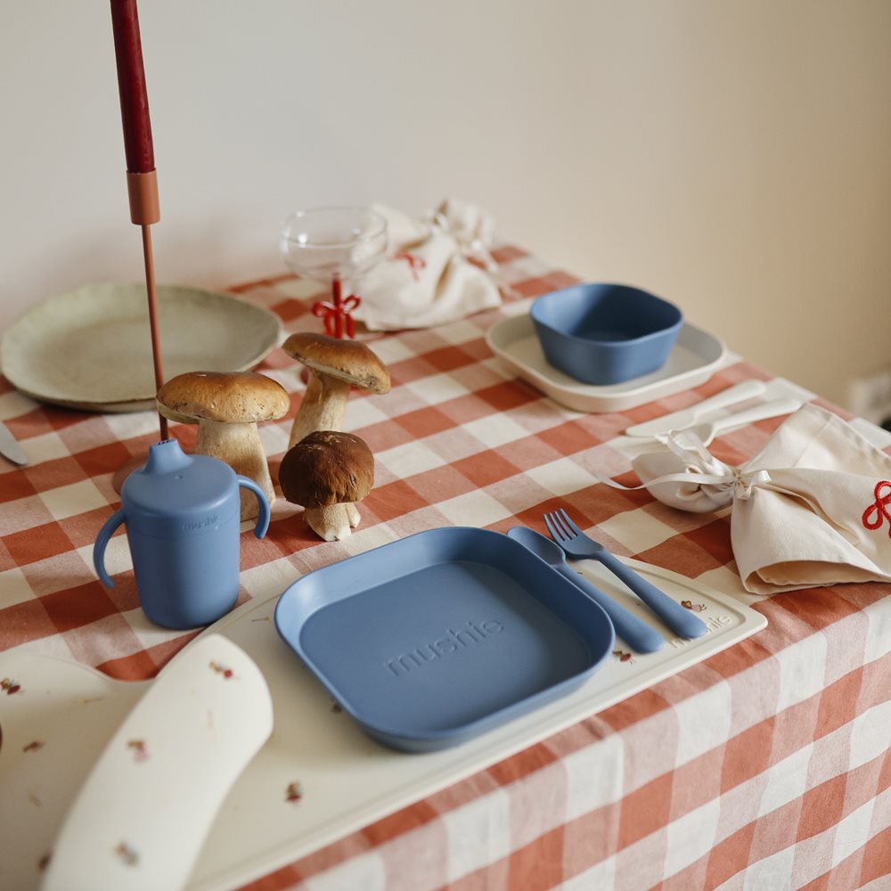 Mushie Cutlery Twilight Blue