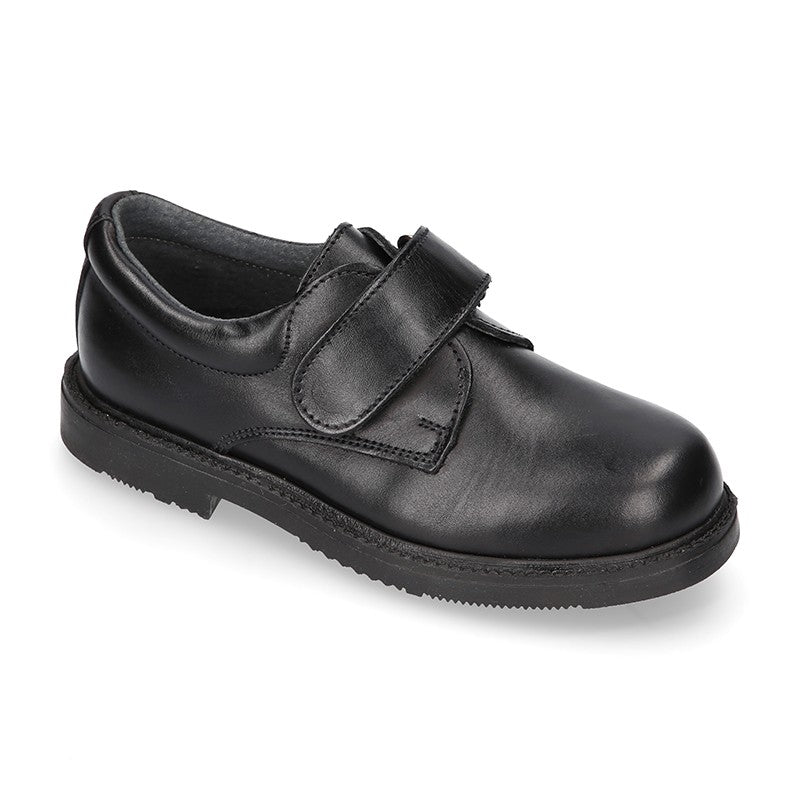 Boy Classic Black School Shoes