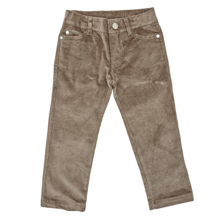Boy Beige Corduroy Trousers