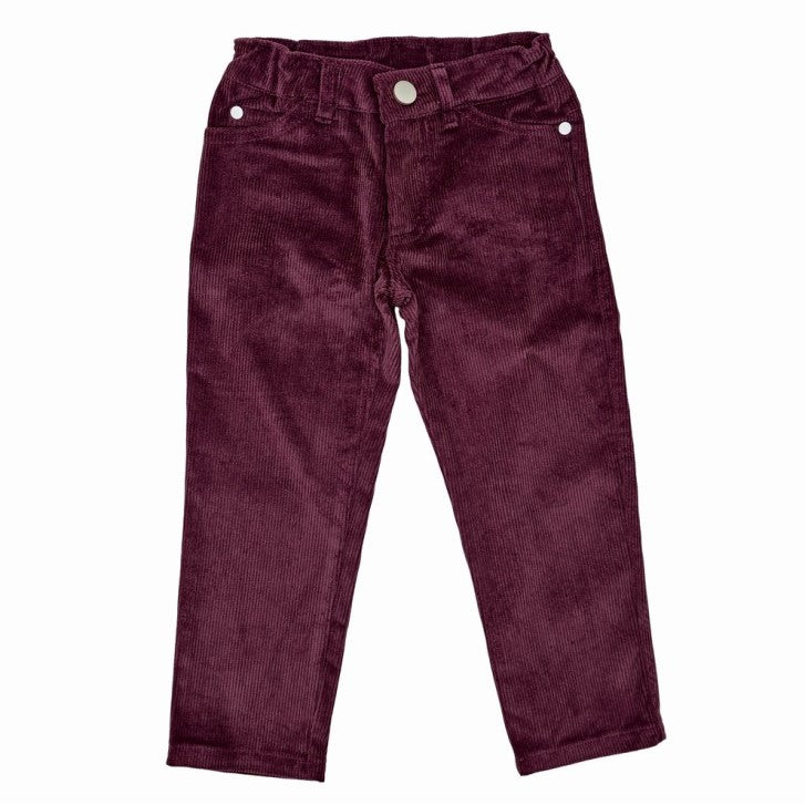 Boy Burgundy Corduroy Trousers
