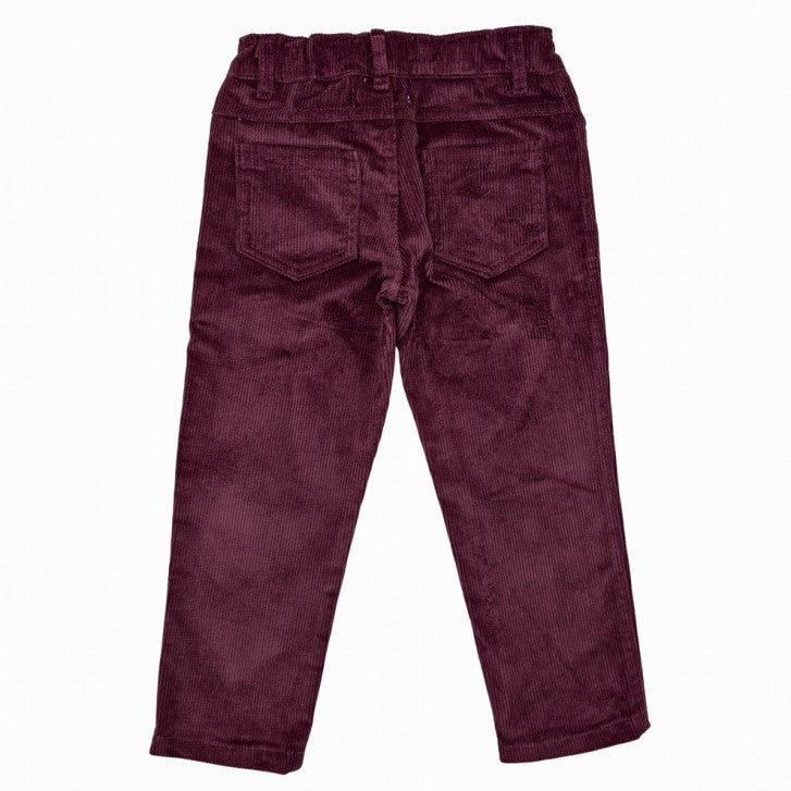 Boy Burgundy Corduroy Trousers