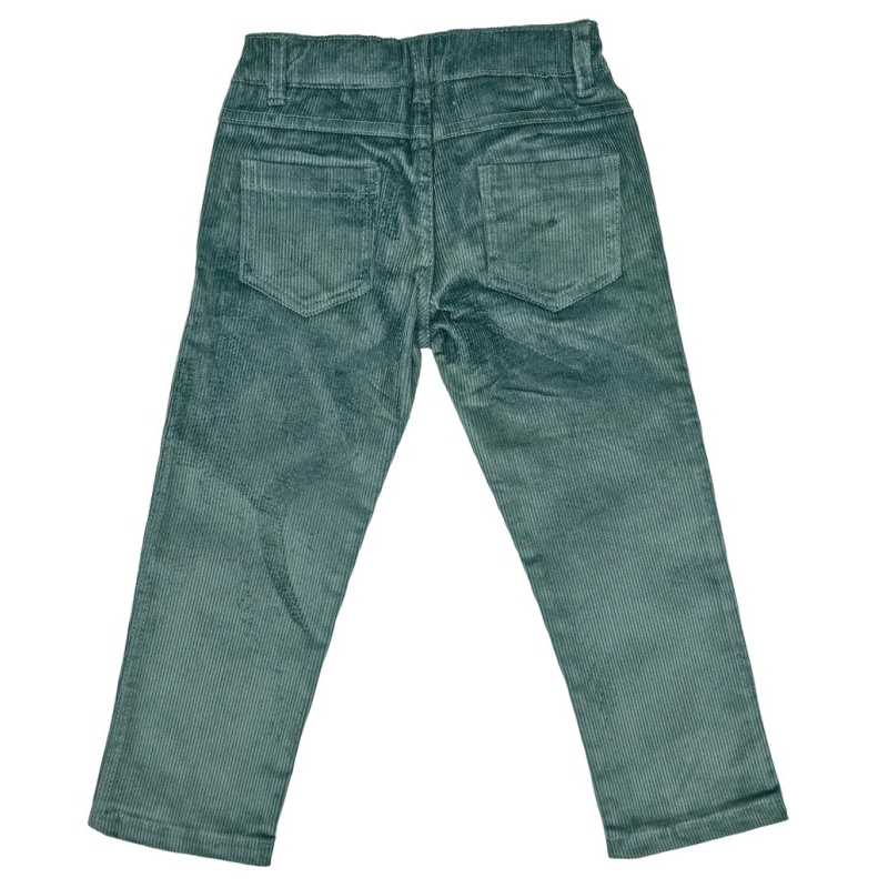 Boy Green Corduroy Trousers