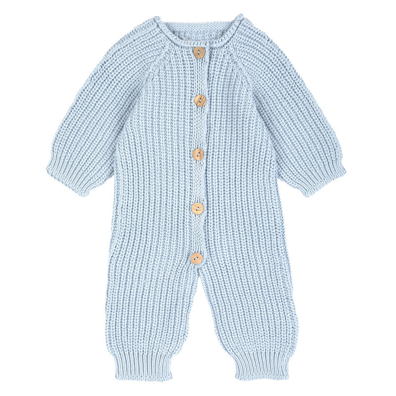 Condor Pearl Stitch Rompersuit Light Blue