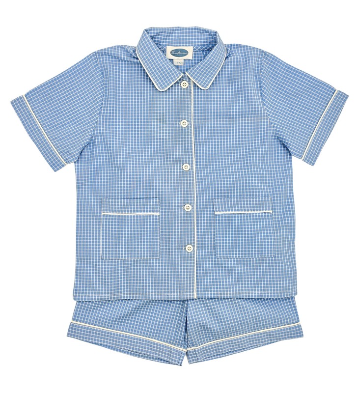 Boy Blue Check Pyjama