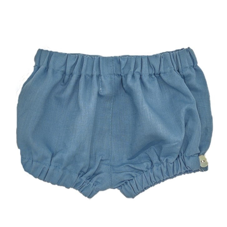 Baby Blue Linen Bloomers
