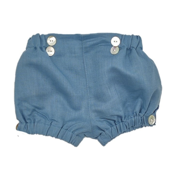 Baby Blue Linen Bloomers