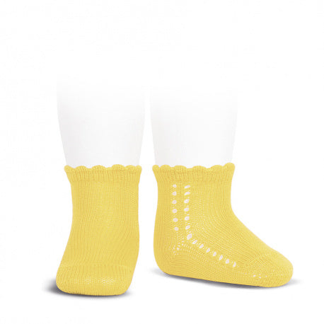 Condor Limoncello Openwork Short Socks