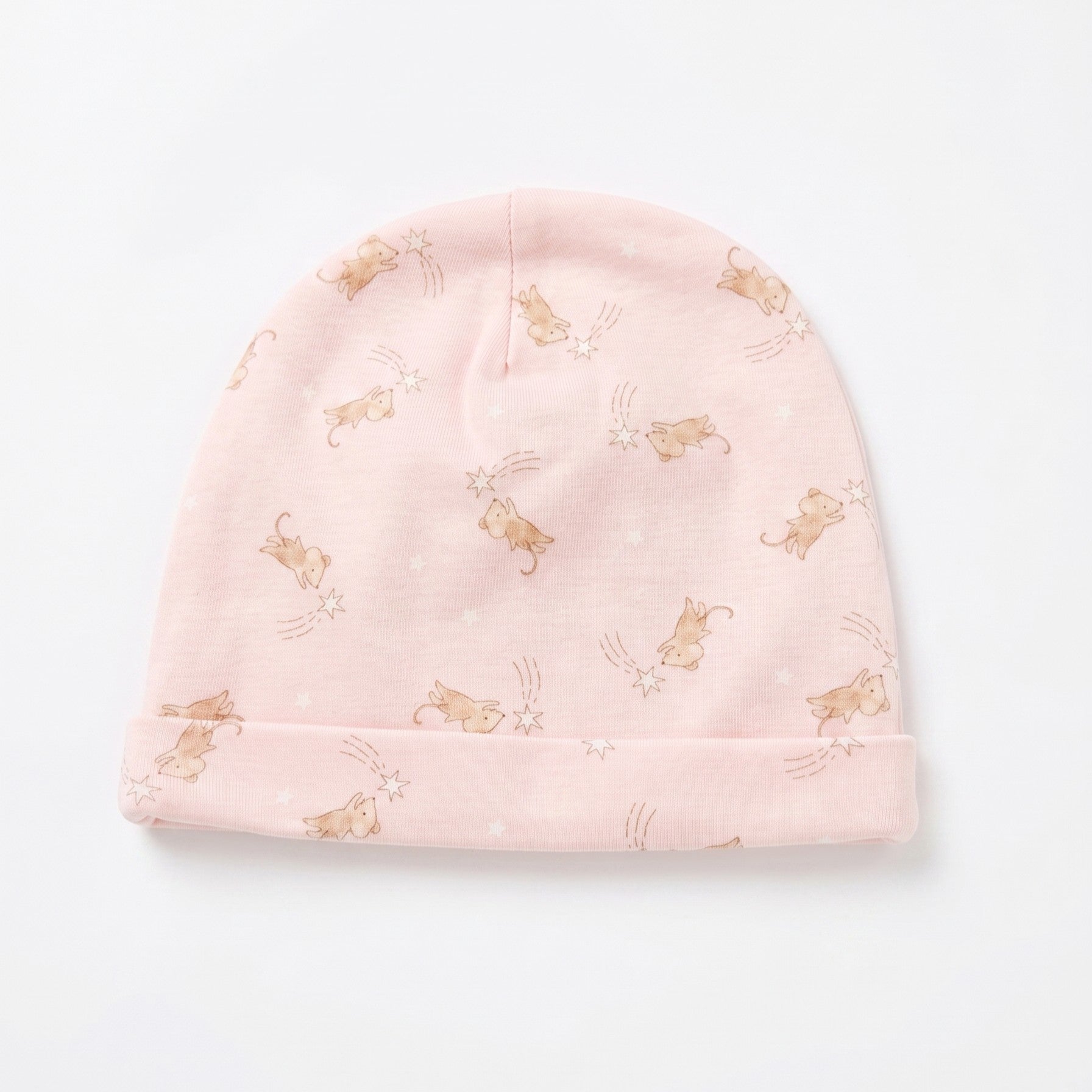 Baby Stardust Pink Mouse Hat