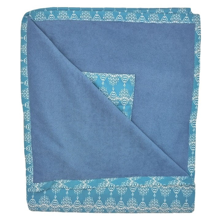 Blue & White Inca Beach Towel
