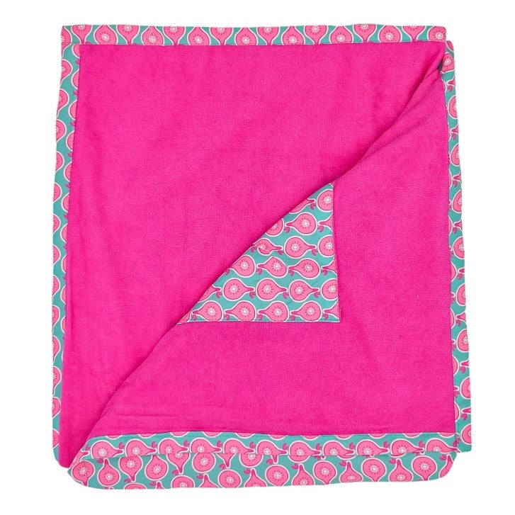 Pink Pears Beach Towel